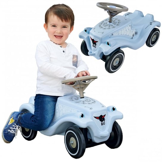 Little Smoby, BIG Jeździk Bobby Car Classic z klaksonem, niebieski ClassicWorld