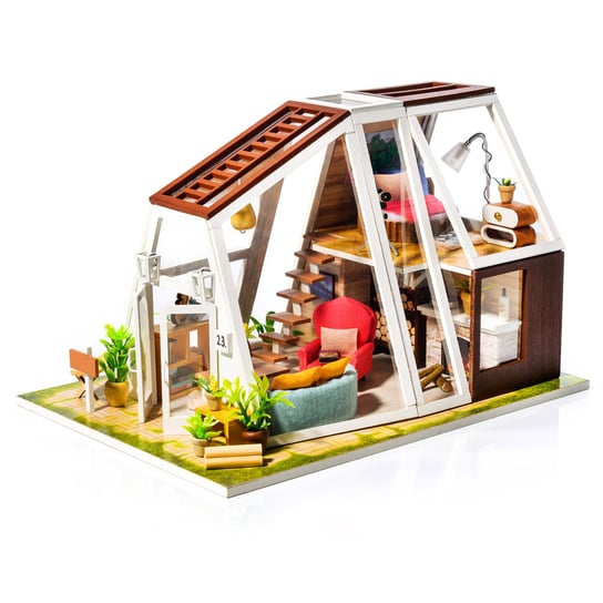 LITTLE STORY Składany Drewniany Domek Model Puzzle 3D Peter's Dream Hut Little Story
