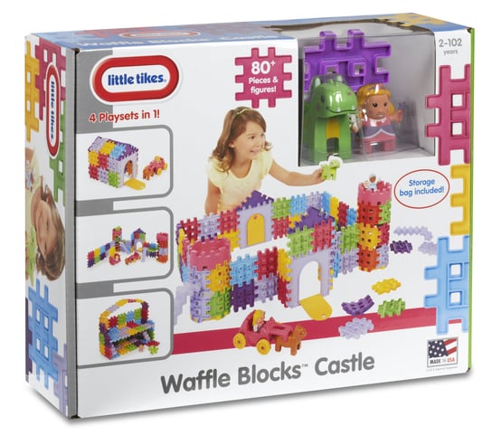 Little Tikes, klocki Waffle Blocks (Castle) Little Tikes