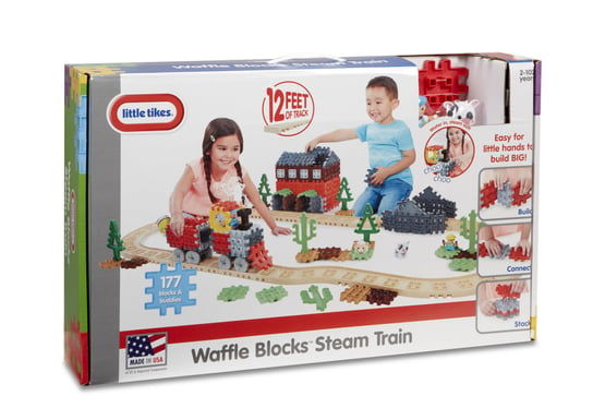 Little Tikes, klocki Waffle Blocks Steam Train Little Tikes