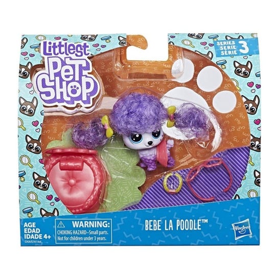 Littlest Pet Shop, figurka Bebe La Poodle, E2161/E2426 Littlest Pet Shop