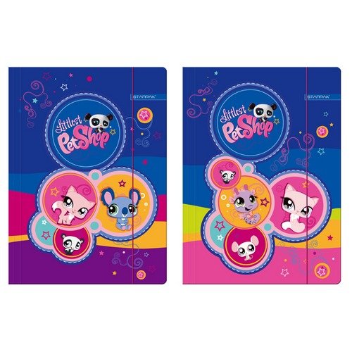 Littlest Pet Shop, Teczka A4 z gumką Starpak