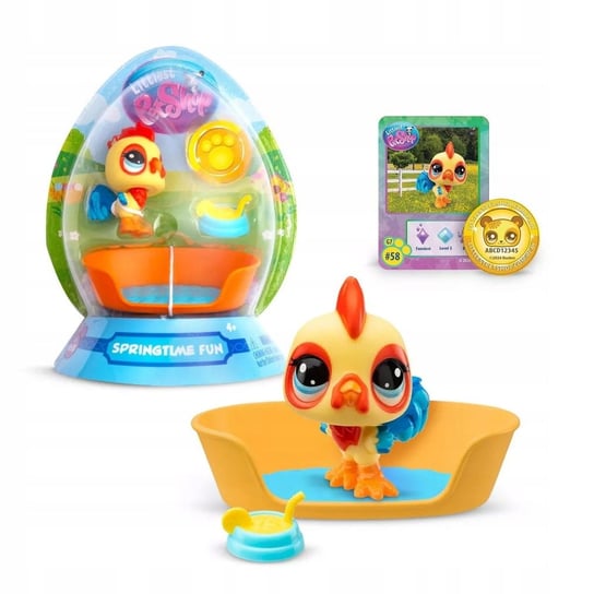 Littlest PetShop Springtime Fun Kogut Figurka jajko z akcesoriami Hasbro