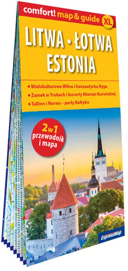 Litwa, Łotwa, Estonia 2w1. Przewodnik i mapa Byrtek Katarzyna, Jankowiak Mirosław, Popławski Kazimierz