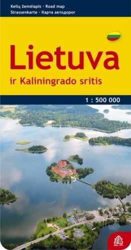 Litwa. Mapa 1:500 000 Opracowanie zbiorowe