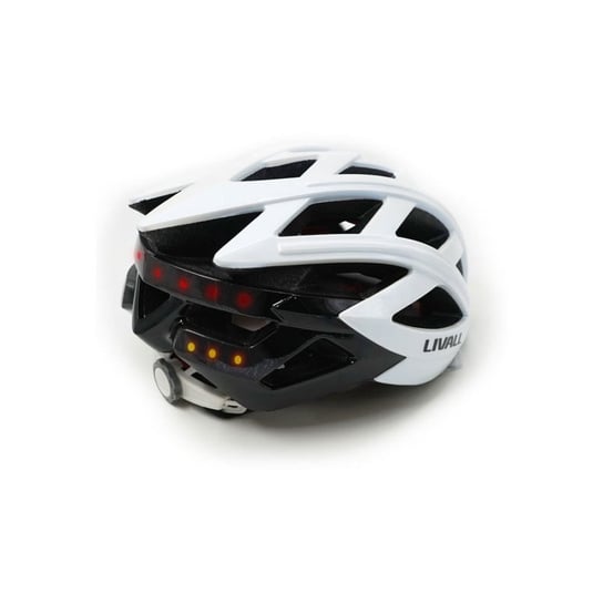 Livall, Kask rowerowy, BH60SE z Bluetooth i oświetleniem LED, biały, rozmiar 55/61 Livall