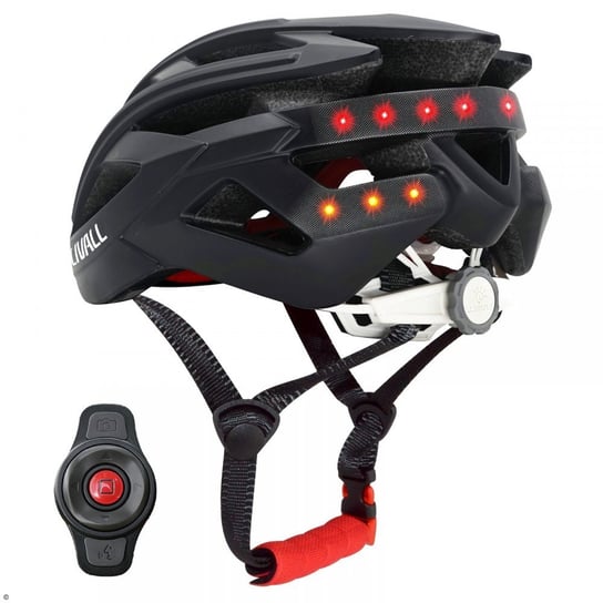 Livall, Kask rowerowy, BH60SE z Bluetooth i oświetleniem LED, czarny, rozmiar L Livall