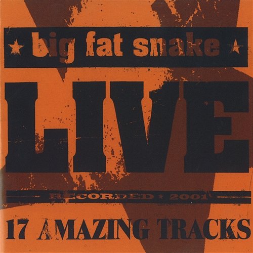 Live (17 Amazing Tracks) Big Fat Snake