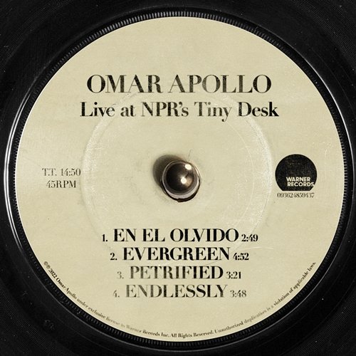 Live at NPR's Tiny Desk Omar Apollo