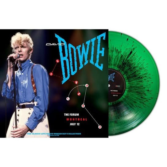 Live At The Forum Montreal 1983 (Green/Black Splatter), płyta winylowa Bowie David