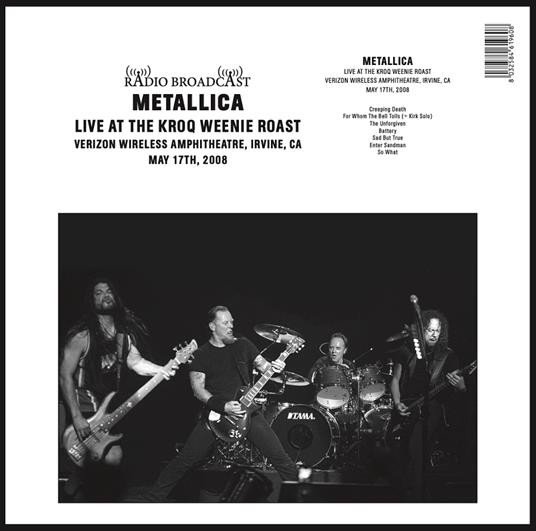 Live At The KROQ Weenie Roast - May 17th. 2008, płyta winylowa Metallica