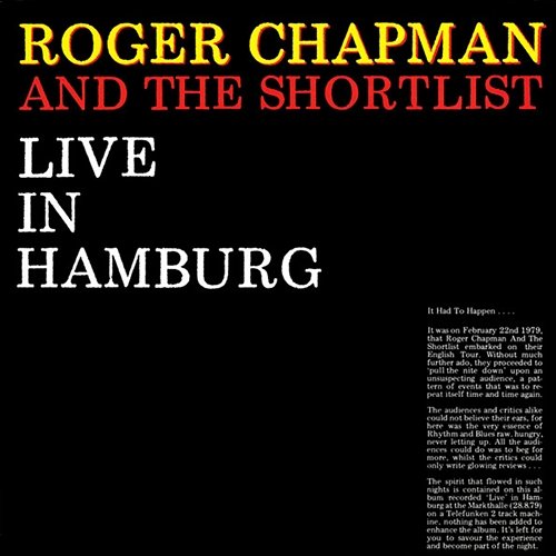 Live In Hamburg (2022 Remaster) Roger Chapman & The Shortlist