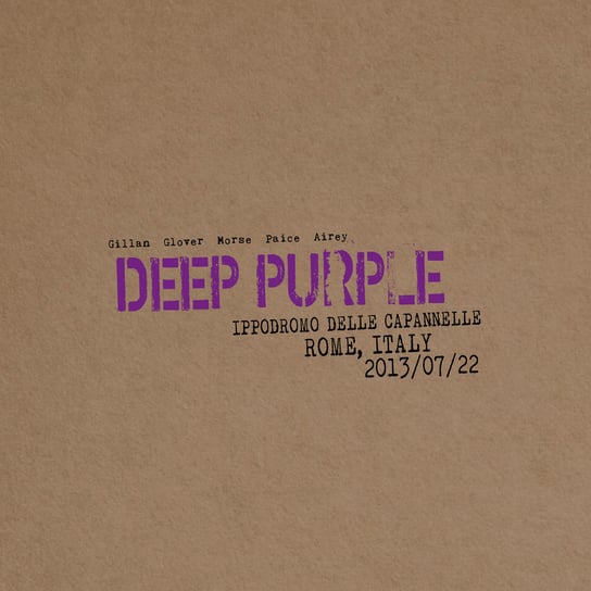Live In Rome 2013 (Limited Coloured Edition) Deep Purple