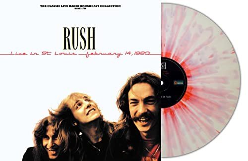 Live In St Louis 1980 (White/Red Splatter) Rush