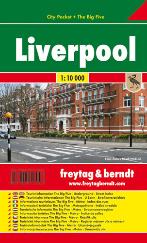 Liverpool city pocket. Mapa 1:10 000 Freytag & Berndt