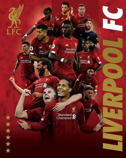 Liverpool FC Zawodnicy 19/20 - plakat 40x50 cm Pyramid