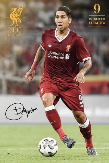 Liverpool Firmino 17/18 - plakat z piłkarzem 61x91,5 cm Liverpool FC