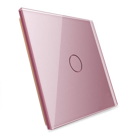 Livolo Pojedynczy różowy panel szklany włącznika dotykowego 701-67 Inna marka