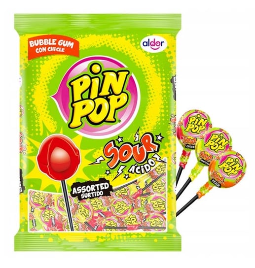 Lizaki Aldor Pin Pop Sour Acido 48x17g Jelly Belly
