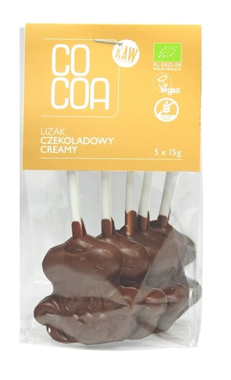 LIZAKI CZEKOLADOWE CREAMY BEZGLUTENOWE BIO (5 x 15 g) 75 g - COCOA Cocoa