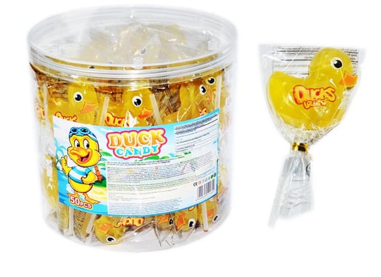 Lizaki Duck Candy kaczuszki kaczka 50 sztuk Jelly Belly