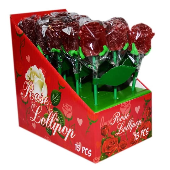 Lizaki Róże Rose Lollipop Żelki15Szt X 38G Inna marka