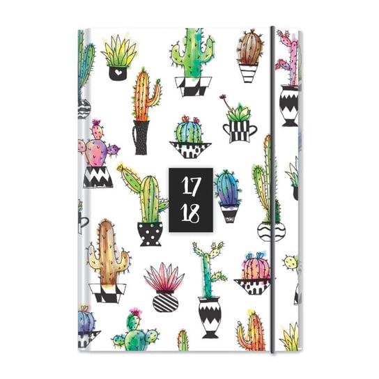 Lizard, kalendarz książkowy 2017/2018, format B6, Lux Cactus Lizard