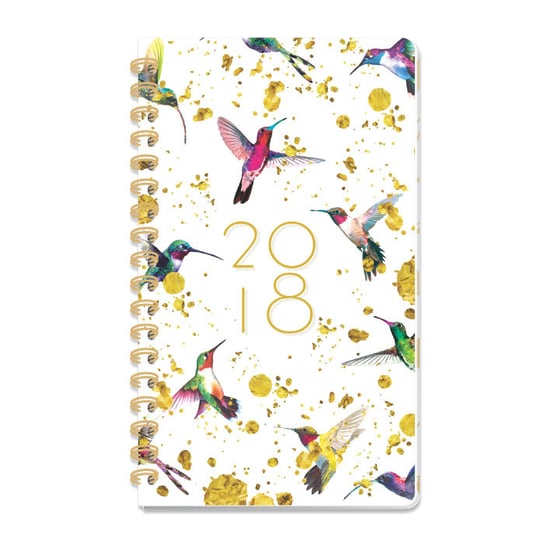 Lizard, kalendarz książkowy 2018, format B6, Birds Lizard