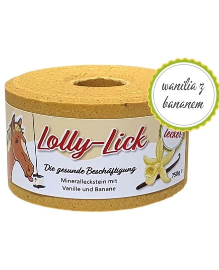Lizawka dla konia LOLLY-LICK wanilia/banan 750g Inny producent
