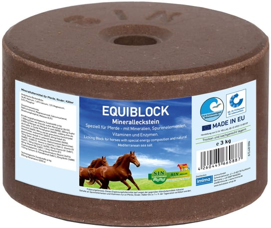 Lizawka mineralna dla koni IMIMA Equiblock 3kg Inny producent