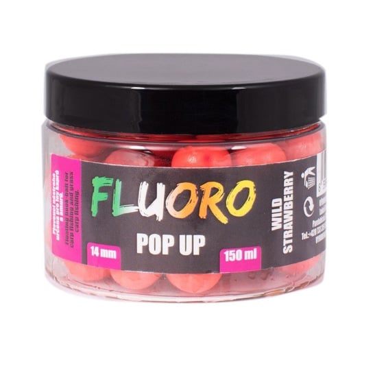 Lk Baits Fluo Pop-Up Wild Strawberry 14Mm 150Ml Inna marka