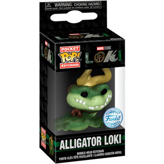 Llavero Pocket Pop Marvel Loki Alligator Loki Funko