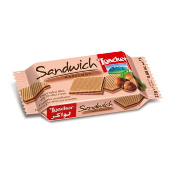 Loacker Sandwich Wafelek Orzech Laskowy 25 G Inna marka