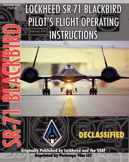 Lockheed Sr-71 Blackbird Pilot's Flight Operating Instructions Air Force United States