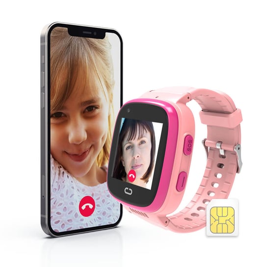 Locon Watch Video — Wielofunkcyjny Lokalizator dla dzieci z funkcją wideorozmowy, GPS i nielimitowanymi minutami na połączenia Bezpieczna Rodzina
