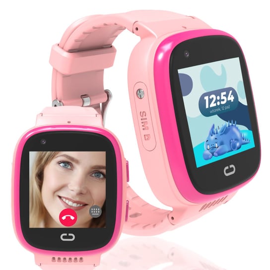Locon Watch Video — Wielofunkcyjny Smartwatch dla dzieci z funkcją wideorozmowy, GPS i nielimitowanymi minutami na połączenia Bezpieczna Rodzina