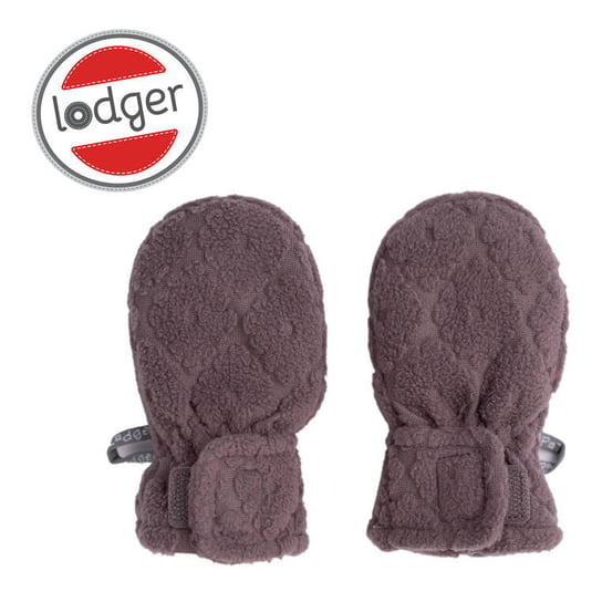 Lodger, Polarowe Rękawiczki Dziecięce, Wrzosowe, Fleece Mauve, 1-2 Lata Lodger