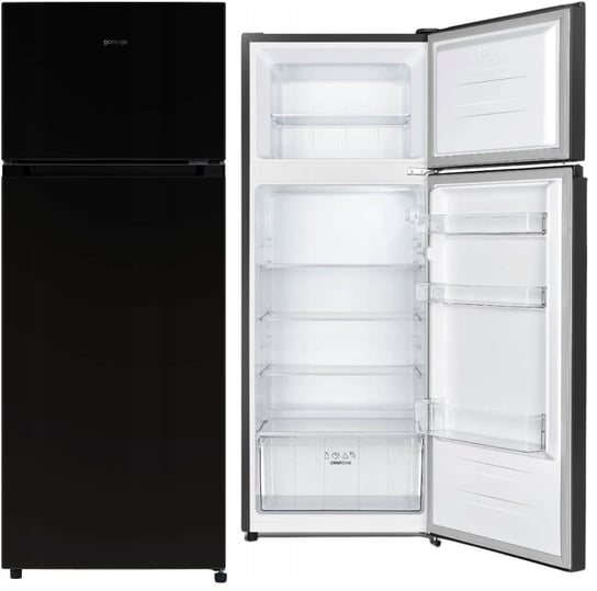 Lodówka dwudrzwiowa Gorenje RF414EPB4 206l CrispZone LED 55cm Gorenje