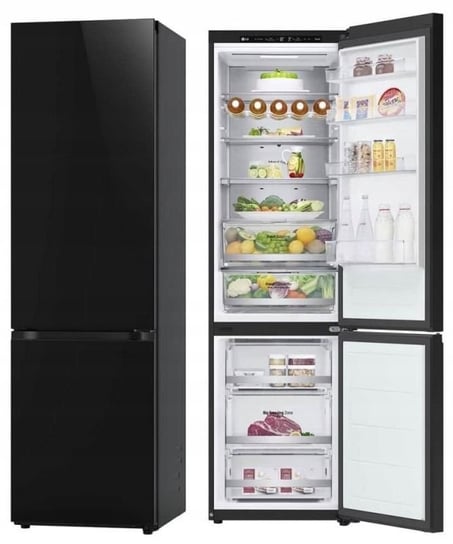 Lodówka NoFrost LG GBB72BM9DQ 387l 203cm czarna LG