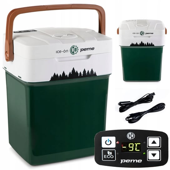 Lodówka turystyczna Ice-On 32 samochodowa z funkcją grzania 12v 230v USB PEME Peme