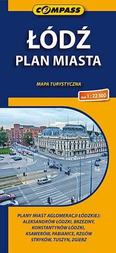 Łódź. Mapa turystyczna 1:22 500 Opracowanie zbiorowe