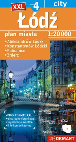 Łódź. Plan miasta 1:20 000 Opracowanie zbiorowe