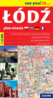 Łódź. Plan miasta 1:22 000 Opracowanie zbiorowe