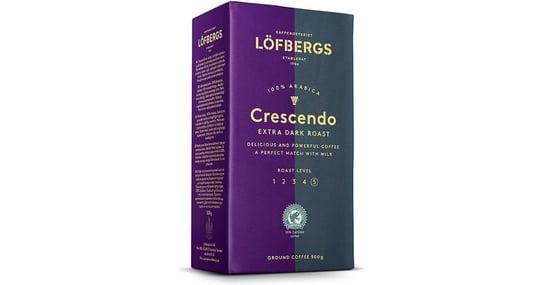 Lofbergs Crescendo Extra Dark Roast 500G Kawa Mielona Szwedzka LOFBERGS