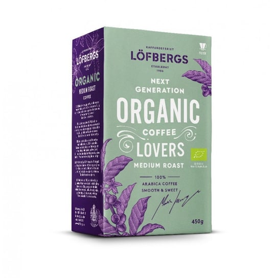 Lofbergs Organic Medium Roast Bio 450G Mielona LOFBERGS
