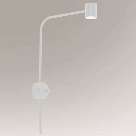 Loftowa LAMPA kinkiet SAKATA 7823 Shilo metalowa OPRAWA ścienna LED 6W 3000K na wysięgniku biała Shilo
