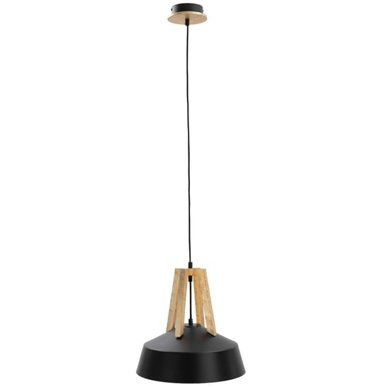 Loftowa LAMPA wisząca KET648 skandynawska OPRAWA metalowy zwis czarny KET