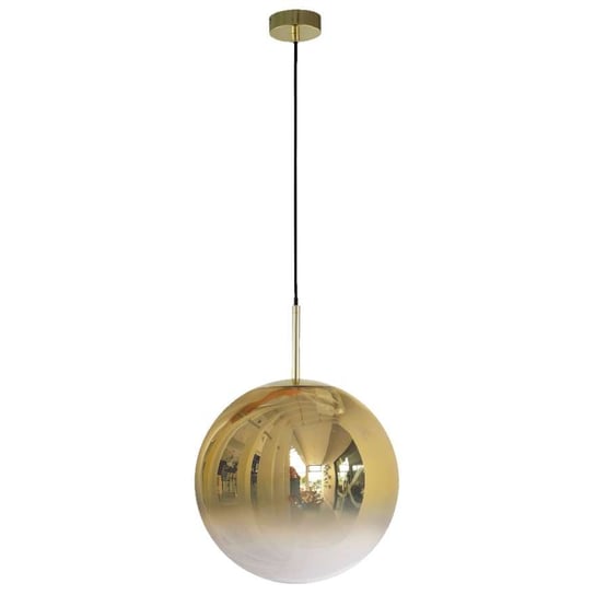 Loftowa LAMPA wisząca PALLA LP-2844/1P GD Light Prestige szklana OPRAWA ball ZWIS kula złota przezroczysta Light Prestige