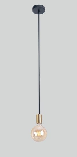 Loftowa LAMPA wisząca TODI P0398 Maxlight metalowa OPRAWA oprawka na żarówkę zwis złoty czarny MaxLight