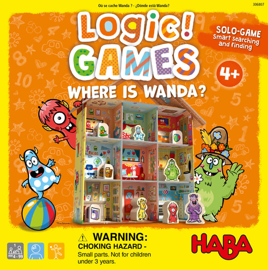 Logic! Games - Gdzie Jest Wanda?, gra logiczna, Haba Haba